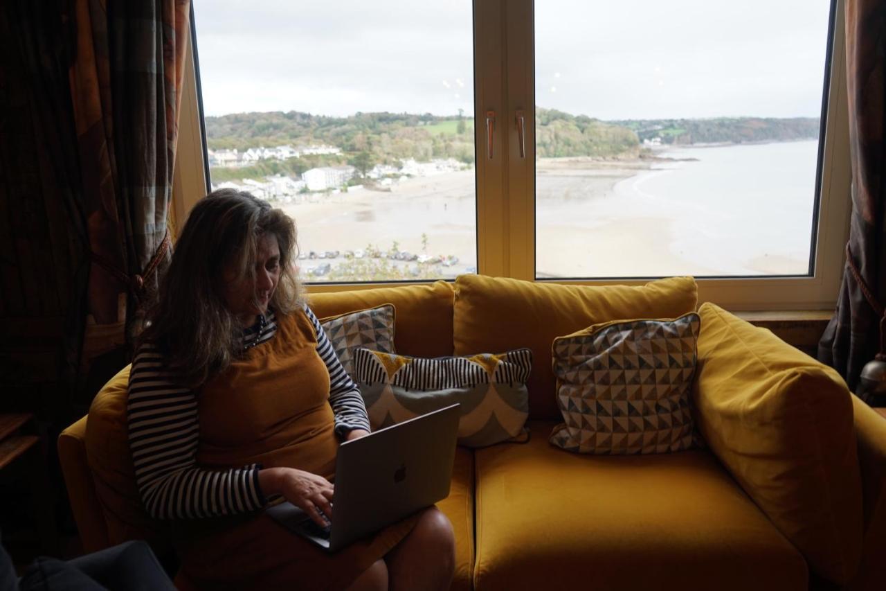 Beach House With Sea Views Over Saundersfoot Bay Kültér fotó